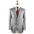 Kiton KITON Grey Cotton Cashmere Silk Suit Grey 000