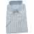 Zilli Zilli Blue White Linen Cotton Shirt Short Sleeve Mod Ben Blue/White 000
