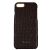 Zilli Zilli Brown Leather Crocodile iPhone 7 Cover Brown 000