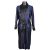 Zilli Zilli Black Blue Silk Dressing Gown Black/Blue 000