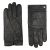 Zilli Zilli Black Leather Leather Crocodile Gloves Black 000
