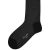 Cesare Attolini CESARE ATTOLINI Gray Black Cashmere Silk Wool Socks Gray/Black 000