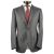 Cesare Attolini CESARE ATTOLINI Gray Wool 150's Cashmere Silk Suit Gray 000