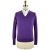 Barba Napoli BARBA NAPOLI Violet Virgin Wool V-neck Sweater Violet 000