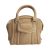 Kiton Kiton Beige Leather Suede and Shearling Bag Beige 000