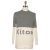 Kiton KITON Gray White Cashmere Crewneck Sweater White/Gray 000