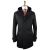 Kired KIRED Black Cashmere Weasel Fur Coat Aires Black 000