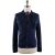 Cesare Attolini Cesare Attoini Blue Leather Wool Sweatshirt Blue 000