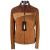 Zilli Zilli Brown Leather Suede Coat Mod. Blouson Brown 000