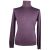 Zilli ZILLI Purple Cashmere Silk Sweater Turtleneck Purple 000