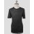 Isaia Isaia Black Linen T-Shirt Blue 000