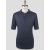 Isaia Isaia blue Linen Silk Polo Blue 000