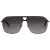 Zilli Zilli Black Silver Titanium Acetate Inserts Leather Sunglasses Mod. Clark Black/Silver 000
