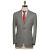 Kiton KITON Gray Wool 14 Micron Suit Gray 000
