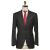 Kiton KITON Gray Cashmere Silk Linen Suit Gray 000