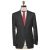 Kiton KITON Gray Burgundy Wool 14 Micron Suit Gray/Burgundy 000