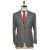 Kiton KITON Gray Cashmere Virgin Wool Silk Linen Suit Gray 000