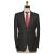 Kiton KITON Gray Burgundy Cashmere Suit Gray/Burgundy 000