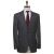 Kiton KITON Gray Cashmere Silk Flax Linen Suit Gray 000