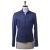 Kiton KITON Blue Silk Cashmere Coat Blue 000