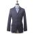 Kiton KITON Gray Wool Silk Coat Gray 000