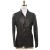 Kiton KITON Black Leather Lambskin Coat Black 000
