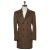 Kiton KITON Brown Cashmere Double Breasted Overcoat Brown 000