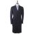 Kiton KITON Gray Black Cashmere Wool Baby Alpaca Silk Nylon Overcoat Gray/Black 000