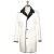 Kiton KITON White Cotton Ea Beaver Fur Inserts Coat White 000