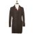 Kiton KITON Brown Red Leather Cashmere Vicuna Perù Silk Reverse Coat Brown/Red 000