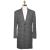 Kiton KITON Gray Black Virgin Wool Overcoat Gray/Black 000