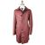 Kiton KITON Red Brown Leather Cashmere Vicuna Perù Silk Coat Red/ Brown 000
