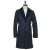 Kiton KITON Blue Leather Lambskin Fur Coat Blue 000