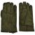 Kiton KITON Green Leather Cashmere Gloves Green 000