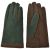 Kiton KITON Green Leather Suede Cashmere Gloves Green 000