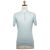 Kiton KITON Blue Silk Linen Polo Shirt Light Blue 000