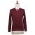 Kiton KITON Burgundy Cashmere Sweater V-Neck Burgundy 000