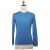 Kiton KITON Blue Silk Linen Sweater Crewneck Blue 000