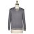 Kiton KITON Gray Cashmere Silk Sweater V-Neck Gray 000