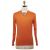 Kiton KITON Orange Silk Sweater V-Neck Orange 000