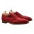 Kiton KITON Red Leather Suede Dress Shoes Red 000