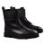 Kiton KITON Black Leather BootsShoes Black 000