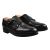 Kiton KITON Black Leather Dress Shoes Black 000