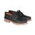Timberland TIMBERLAND Black Leather Boat Shoes 3 Eye Black 000