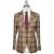 Kiton Kiton Brown Cashmere Silk Linen Blazer Brown 000