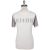 Kiton Kiton Gray White Cotton T-Shirt Gray / White 000