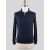 Kiton Kiton Blue Navy Wool Sweater Polo Half Zip Diamante Blue Blue Navy 000