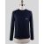 Kiton Kiton Blue Cotton Long Sleeve T-Shirt Blue 000