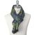 Kiton Kiton Blue Green Silk Scarf Blue / Green 000