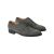 Kiton Kiton Gray Leather Suede Dress Shoes Gray 000